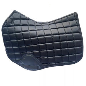 Ensemble de tapis de selle pour cheval Hardihood International HI-SP-30, satin antidérapant, tapis de selle pour saut d'obstacles, voile anti-mouches, couvre-chapeau d'équitation - respirant - Product Image 2