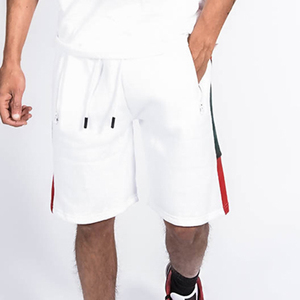 Conjunto doble personalizado para hombre, camiseta fina de verano de manga corta, conjunto de pantalones cortos OEM de buena calidad, conjunto doble personalizado para hombre - Product Image 6