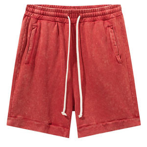 กางเกงขาสั้นผู้ชายวินเทจสี100% ผ้าฝ้ายปรับแต่งได้หลายสีกางเกงขาสั้นแฟชั่นใหม่ปรับแต่งได้ - Product Image 3