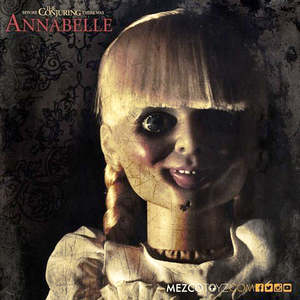 Muñeca Annabelle de The Conjuring, Juguete Musical de PVC y Vinilo Suave para Niñas, Funciona con Pilas y Tiene Características Musicales - Product Image 1