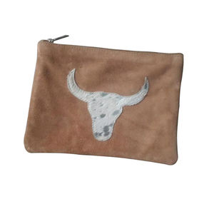 Logotipo y diseño personalizados de alta calidad Bolsa de cuero puro Estilo de moda con cierre de cremallera Precio mínimo - Product Image 4