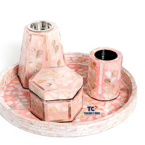 Elegante MOP MABKHAR quemador de incienso SET 2025 modelo con Incrustaciones de nácar regalo islámico decoración del hogar al por mayor Vietnam - Product Image 1