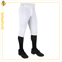 Pantalon Capri de Sport 3/4 pour Homme SAMAVIA, Qualité Premium, Respirant, Antibactérien, Séchage Rapide, Design Personnalisé