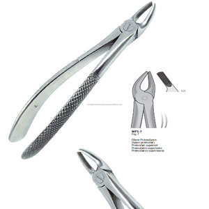 Forceps d'extraction dentaire World Precision Surgical WPS-7 pour les prémolaires supérieurs, en acier inoxydable, avec poignée ergonomique - Product Image 3
