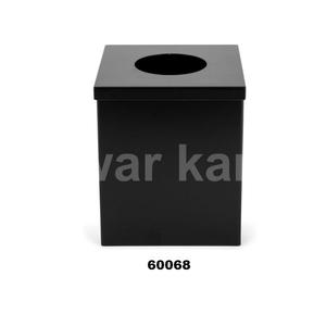 Tissue Box <b>Cover</b> Square Tissue Box Holder for Dresser Bathroom Decor (<b>Black</b>) - Product Image 1