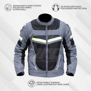 Vente en Gros Logo Personnalisé Moto Textaile Veste Manches Longues Textile Moto Vestes Pour Hommes - Product Image 4