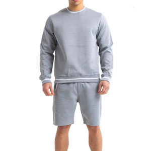 Pull personnalisé de haute qualité Survêtements de jogging pour hommes Ensemble survêtement avec poche Shorts Survêtement de jogging vierge - Product Image 1