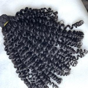 Proveedores de cabello al por mayor Virgin burnese rizado paquetes de trama cutícula alineada cabello crudo lujo cabello humano a granel - Product Image 3