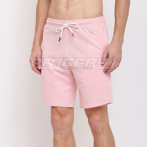 Short rose pour homme Short de plage léger et respirant en coton Short d'été tendance coupe ajustée personnalisé OEM Supply - Product Image 3