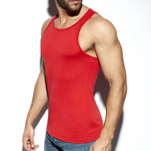 AASTANA WEARS INC Débardeur de sport d'été pour homme, col rond, tricot polyester/coton, respirant, séchage rapide, sous-vêtement musculaire personnalisé - Product Image 1