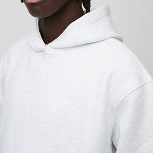 OEM Vente en gros Pull-over à capuche en coton épais vierge Streetwear Logo personnalisé Sweat-shirts à capuche en molleton surdimensionné pour hommes grande taille - Product Image 5