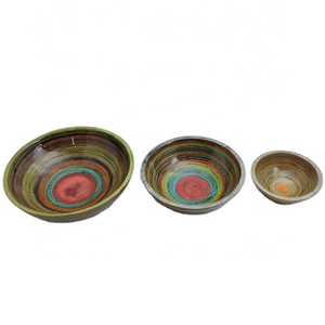 Cuenco de madera personalizado para comida creativa, cuenco de madera con estampado esmaltado nuevo, vajilla, cuenco de madera para servir comida en el hogar - Product Image 6