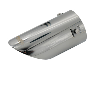 Terminale rotondo da 76 mm inclinato in acciaio inossidabile - Product Image 4