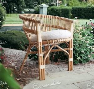 Muebles de exterior, sillas de jardín, patio, moderno sillón de bambú y ratán, sillas elegantes para el hogar, Hotel, interior, exterior, restaurante - Product Image 6