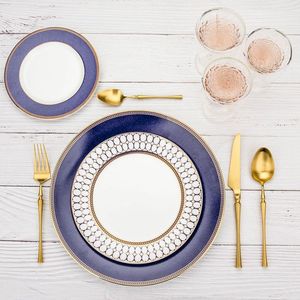 Juego de cubiertos de acero inoxidable dorado de primera calidad, elegante, ideal para el hogar, la cocina, restaurantes, hoteles, cenas y uso regular. - Product Image 4