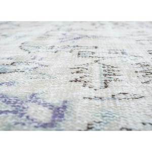 Tapis en laine noué à la main beige-brun vintage pour la maison - Idéal pour salon, couloir, entrée, chambre d'adolescent - Motif médaillon rectangulaire en puzzle - Product Image 3