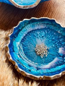 Bol rond miniature en résine polie, écologique, léger, durable, jaune, pour servir de la nourriture, cadeau d'affaires - Product Image 5