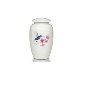 Dernière conception d'urne de crémation décorative en métal, finition brillante, pour adulte, drapeau américain, aigle, urne pour adultes, pour vétérans - Product Image 6