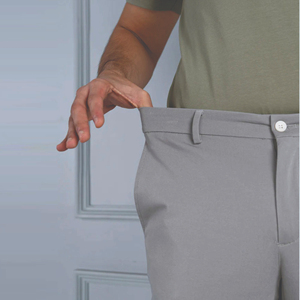 กางเกงชิโนลำลองผ้า100% น้ำหนักเบาแบบพอดีตัวสำหรับผู้ชายมาใหม่มีกระเป๋า - Product Image 5