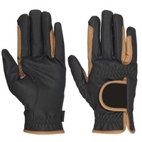Gants d'équitation en cuir véritable de qualité supérieure pour hommes et femmes, ajustement confortable avec prise en main renforcée pour l'équitation