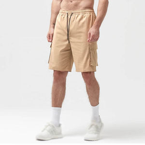 Men's Customized Eco-Friendly Workwear Casual Cargo <b>Shorts</b> Breathable Lightweight Drawstring <b>Waist</b> Tie Dye 4 Pockets - Product Image 6