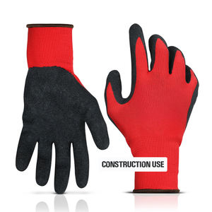 Guantes DE SEGURIDAD antiestáticos profesionales con revestimiento de goma en la palma para trabajos de construcción - Product Image 1