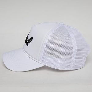 Casquette de camionneur 5 panneaux 100 % polyester respirante et imperméable, style sportif avec broderie 3D, unisexe, ajustable pour les quatre saisons - Product Image 2