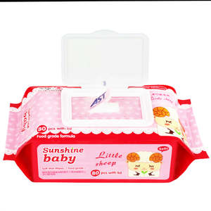 OEM/ODM Lingettes jetables pour bébés, 80 pièces, emballage personnalisé, utilisation pour les soins de la peau - Product Image 5