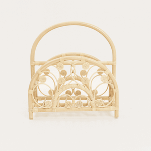 ชั้นวางนิตยสารหวายทันสมัย ที่ใส่นิตยสารหวายธรรมชาติ ชั้นวางหนังสือพิมพ์ไม้ไผ่ สำหรับตกแต่งภายในบ้านและโรงแรม - Product Image 4