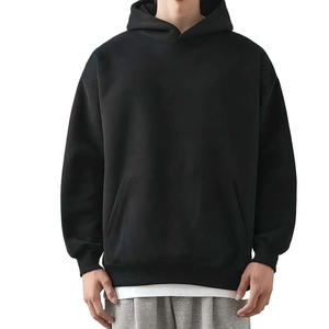 เสื้อฮู้ดดี้ผ้าเฟรนช์เทอร์รี่หนานุ่ม ย้อมสีพื้น สไตล์วินเทจ ทรงโอเวอร์ไซส์ ล้างสีแบบแอซิดวอช สำหรับผู้ชาย แบรนด์ดีไซเนอร์ OEM เสื้อผ้าสตรีทแวร์ฤดูหนาว - Product Image 6