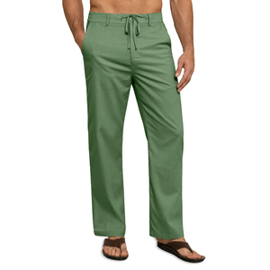Pantalons pour hommes de style streetwear Pantalons cargo tricotés avec poches d'été pour pantalons pour hommes à séchage rapide respirants de couleur personnalisée - Product Image 1