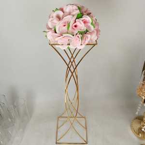 Dream like Wholesale <b>Tall</b> Gold Metal Wedding Decorations Flowers Ball Stand <b>Table</b> Centerpieces for Wedding - Product Image 2