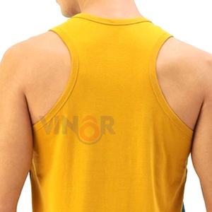 เสื้อกล้ามกีฬากลางแจ้งของผู้ชายชุดออกกำลังกายผ้าฝ้ายแขนกุดระบายอากาศแฟชันแนวสตรีทให้ความอบอุ่น - Product Image 5