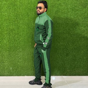 Conjunto de Sudadera con Capucha y Pantalones Deportivos 2 en 1 para Hombre, 100% Algodón, Felpa, Corte Regular, Ropa Urbana, 2025, OEM, Cintura Elástica, Secado Rápido - Product Image 5