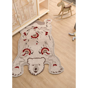 Tapis en laine et viscose tufté à la main Wild Wanderlust, motif floral abstrait, rectangulaire, pelucheux, pour la maison, le salon, le couloir - Tra-15104 - Product Image 5