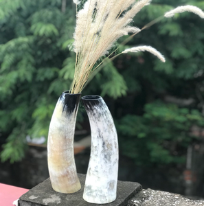 Le vase à fleurs en corne de buffle convient au vase en corne de conception moderne pour le jardin et la décoration de la maison meilleure vente - Product Image 1