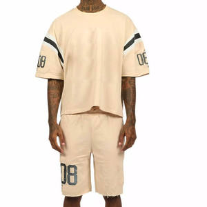 <b>Men</b> T <b>Shirt</b> and Short Set <b>Summer</b> Activewear Two Piece Outfit <b>for</b> Exercise Training and Daily Comfort - Product Image 2