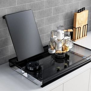 40*48*7 Cubierta de estufa de Gas de acero al carbono negro Protector superior de estufa de cocina con cubierta de quemador de Gas de quemador de Metal - Product Image 6