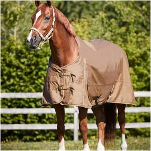 Vente chaude : Ensemble de couvertures d'hiver pour chevaux, personnalisable, respirant, imperméable, doublure en nylon, rembourrage en coton, utilisation hivernale - Product Image 4