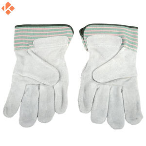 ถุงมือนิรภัยหนังแกะสีเหลืองสำหรับงานหนักป้องกันการลื่นและทนต่อการสึกหรอ - Product Image 3