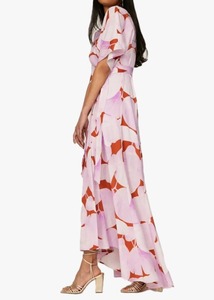 Vestido de mujer con nudo de corbata lavanda de alta calidad para fiestas, bodas, disponible al mejor precio de la India - Product Image 2