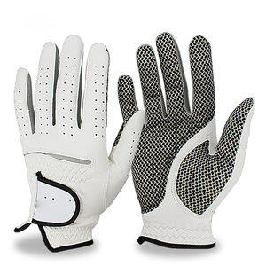 Guantes de Golf Personalizables con Logotipo, de Piel de Cabretta, para Hombre y Mujer, de Alta Calidad, Agarre para Mano Izquierda/Derecha, Impermeables, Transpirables, para Uso Deportivo - Product Image 1