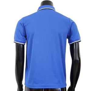 Polo de Punto para Hombre, Manga Corta, Cierre de Cremallera de un Cuarto, Corte Clásico, Transpirable, Color Azul, Ropa Casual y Deportiva - Product Image 4