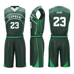 Maillot de basket-ball réversible 100% polyester personnalisé personnalisable pour hommes ensemble d'uniformes d'entraînement respirants bon marché - Product Image 1