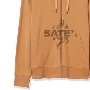 Sweat à capuche zippé pour homme, 600 GSM, 100% coton molletonné, respirant, brodé, uni, entièrement personnalisable, saison hivernale, OEM, pas cher - Product Image 6
