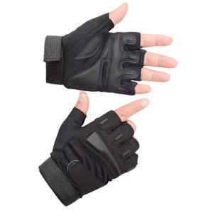 Gants de cyclisme Gants de vélo à doigts courts de haute qualité Maille Tissu doux Respirant Absorbant les chocs Gym Activistes en plein air - Product Image 3