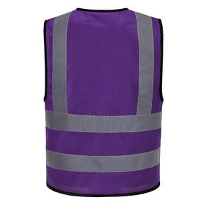 Chaleco de Seguridad Reflectante de Alta Visibilidad, Transpirable y Ligero, 100% Poliéster, con Logotipo Personalizable y Servicio OEM, para Trabajos de Construcción - Product Image 3