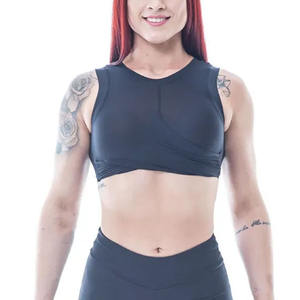 Sujetador deportivo acolchado OEM al por mayor para mujer, ropa deportiva de Yoga sin costuras de talla grande, sujetador personalizable - Product Image 4