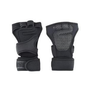 Neopreno unisex para entrenamiento de levantamiento de pesas en el gimnasio &amp;   Guantes Deportivos de Medio Dedo de Poliéster, Tamaño Personalizable - Product Image 4