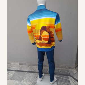 Chándal de alta calidad para hombre, chándal deportivo, última moda, chándal por sublimación, conjunto de 2 piezas con logotipo personalizado - Product Image 4